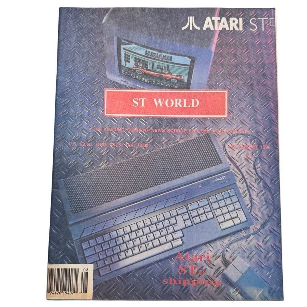 ST World Magazine Atari ST/Volume V, No. 8, Issue #49 August 1990